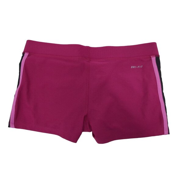 Nike Tempo Shorts Womens Small Pink Dri Fit Athletic Fitted Workout Running Gym - Picture 2 of 7